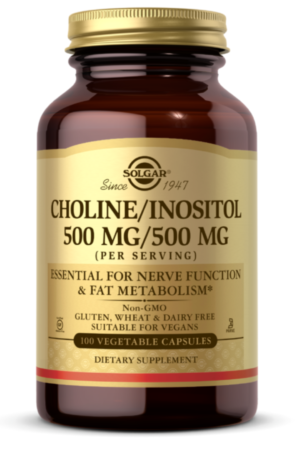 Solgar Choline Inositol 500mg Caps 100's